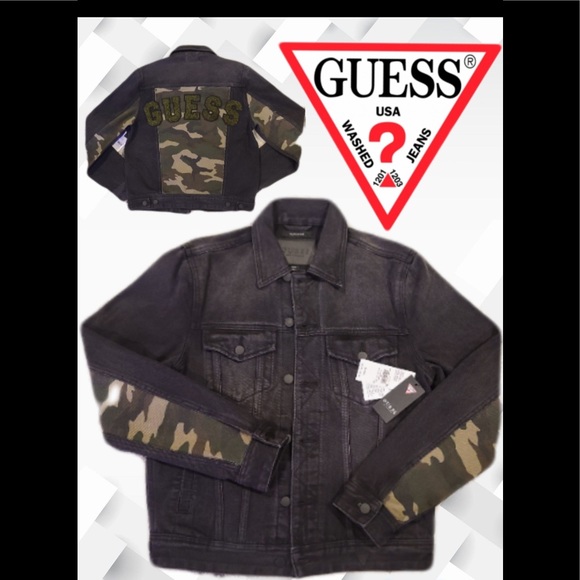 Guess Other - Guess Dillon Jacket- black faded denim jacket